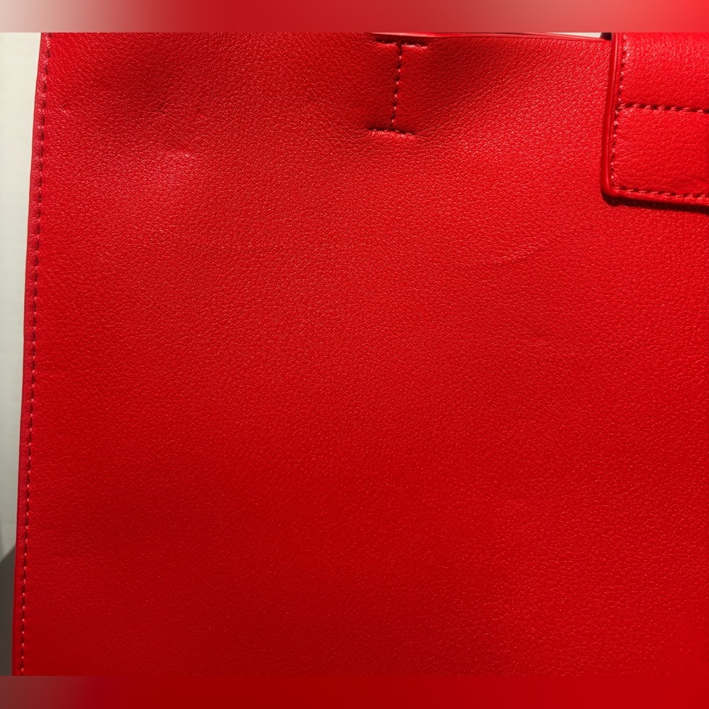 DIANA &. CO FIRENZE Red Vegan Leather Handbag - Picture 6 of 8